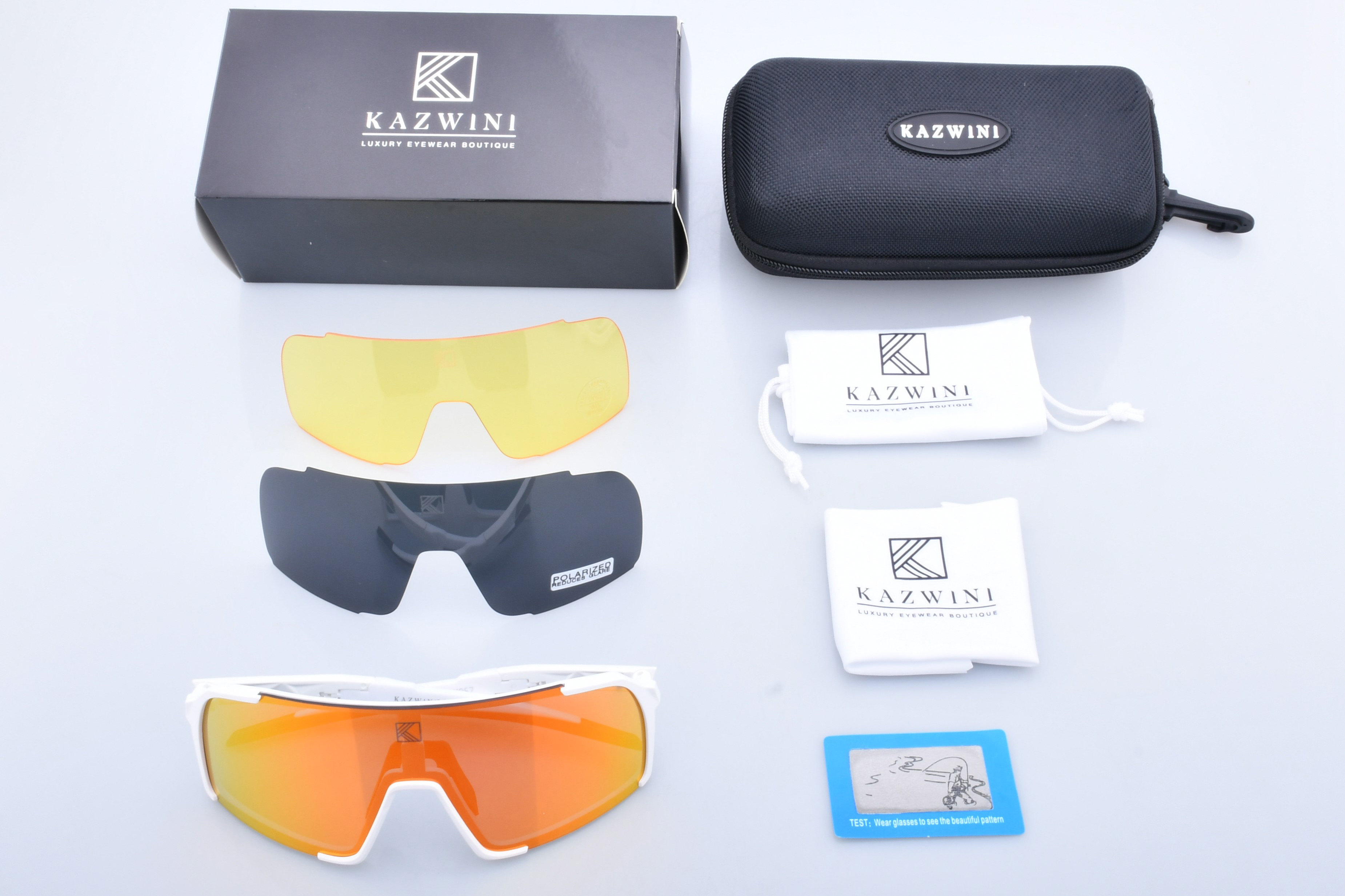 Imagen de K057 - MATTE WHITE RED